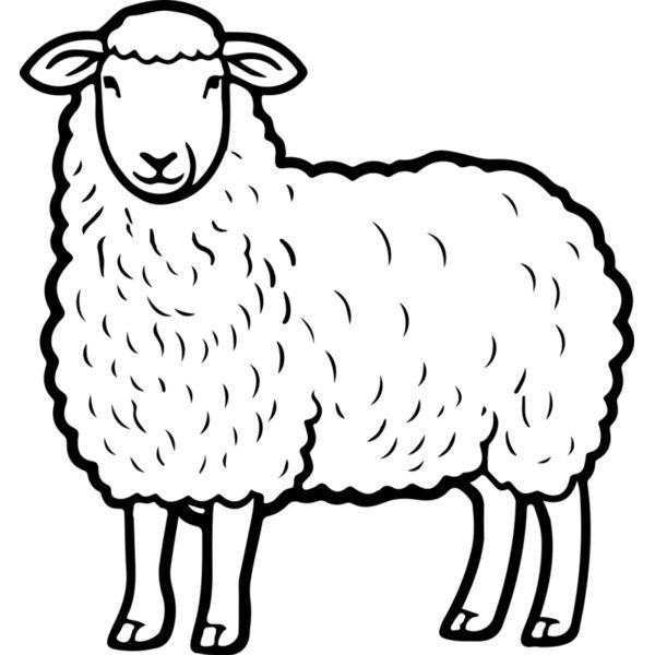 Lamb   Clipart 4 Vignette