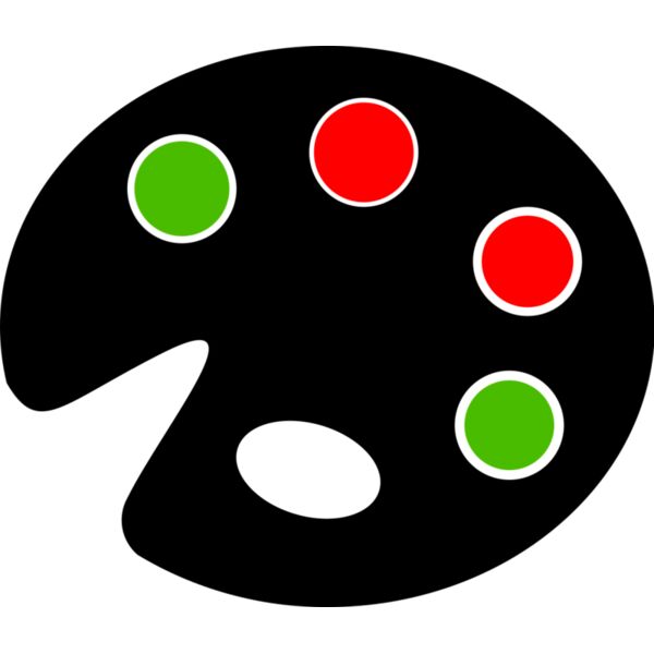 Art Paint Palette Vignette