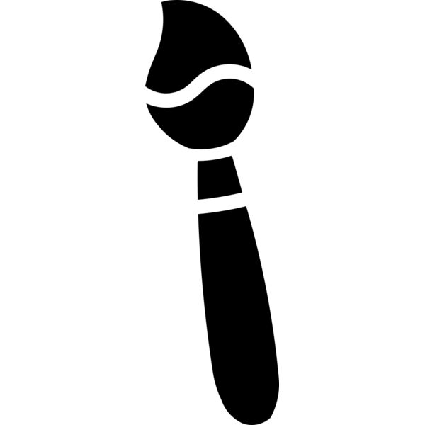 Art paint brush Vignette