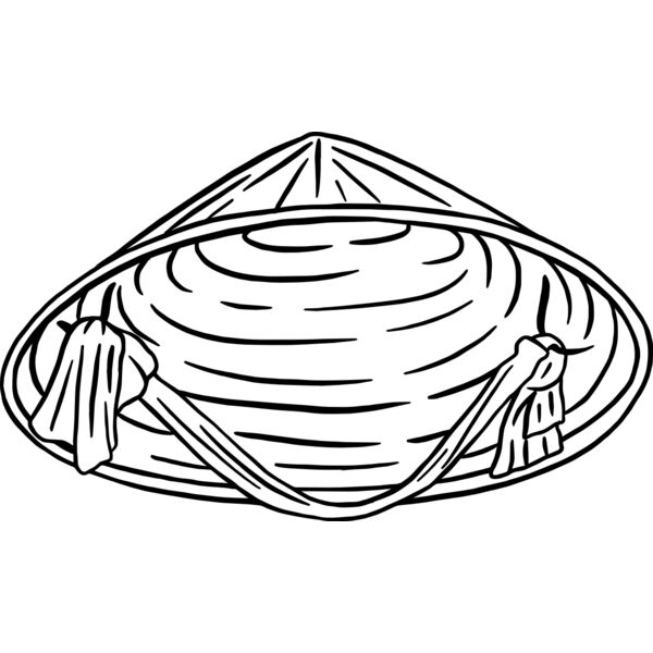 Asian Hat Vignette