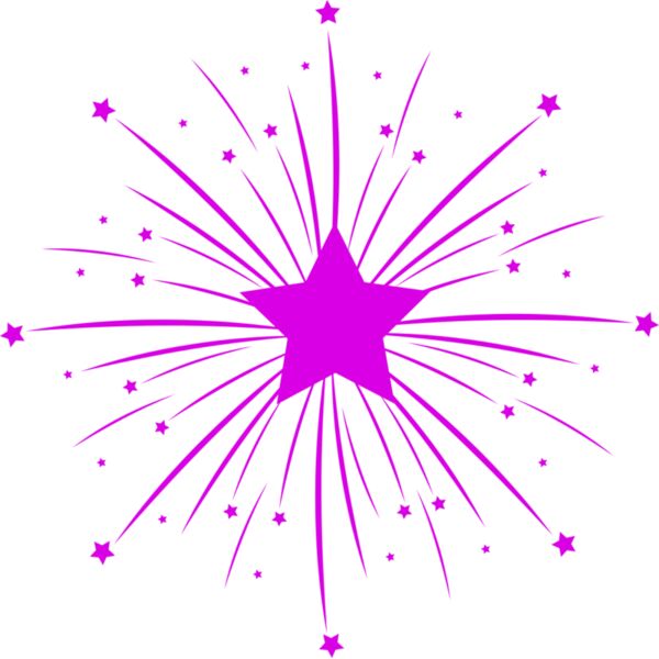 Star Fireworks Vignette