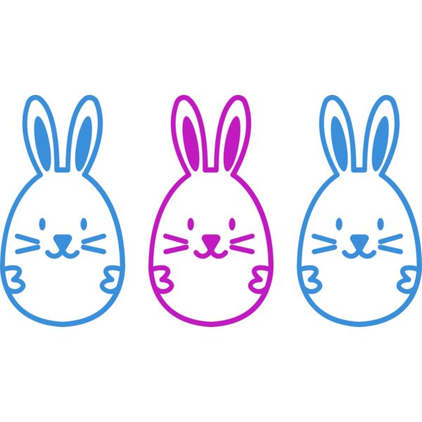 Bunny Eggs Vignette
