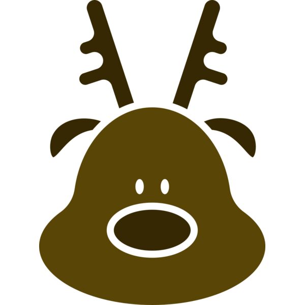 Reindeer Vignette