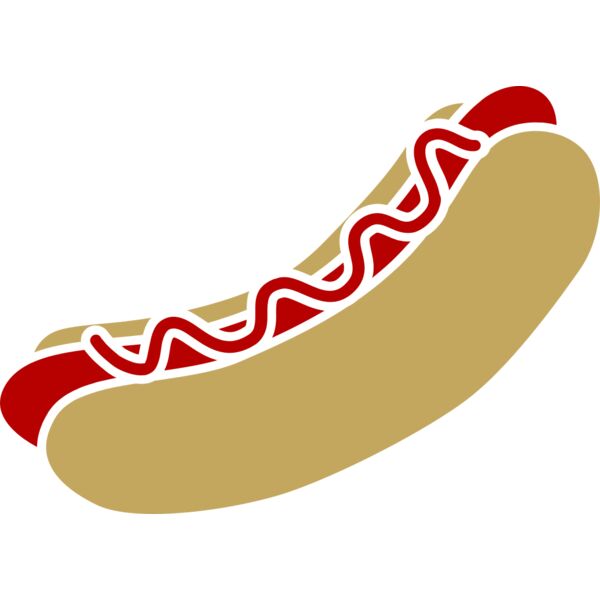 Hotdog Sandwich Vignette
