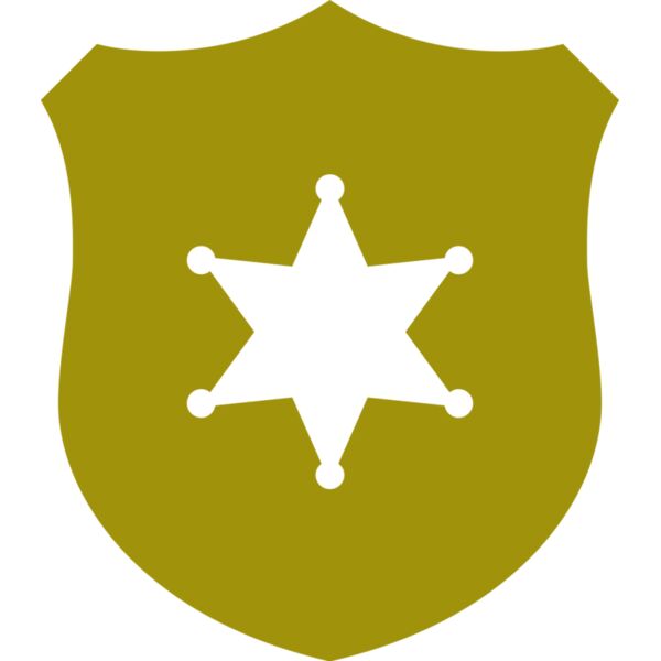 Police Badge Vignette