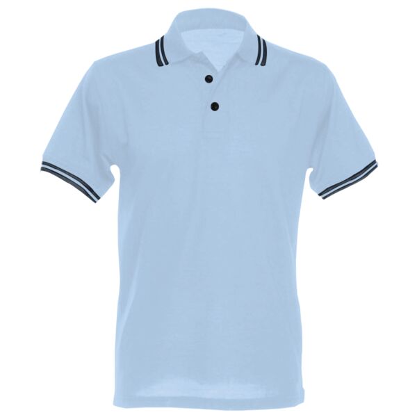 Kustom Kit Tipped Pique Polo Vignette