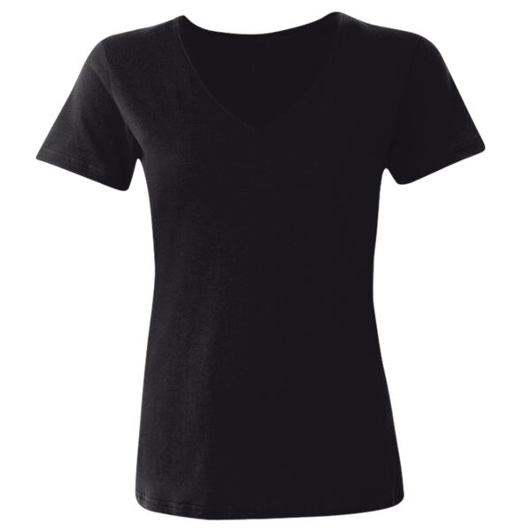 Tagless Organic Women's V-Neck T-shirt Vignette