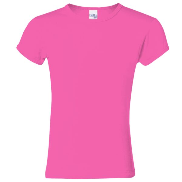 Baby rib short sleeve crew neck T-shirt Vignette