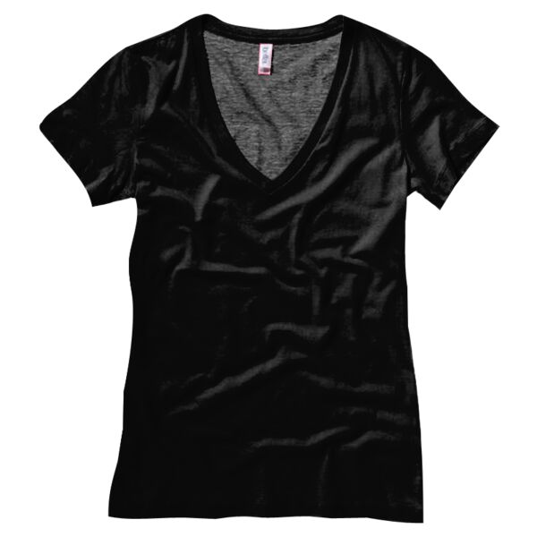 Jersey Deep V-Neck Tee Vignette