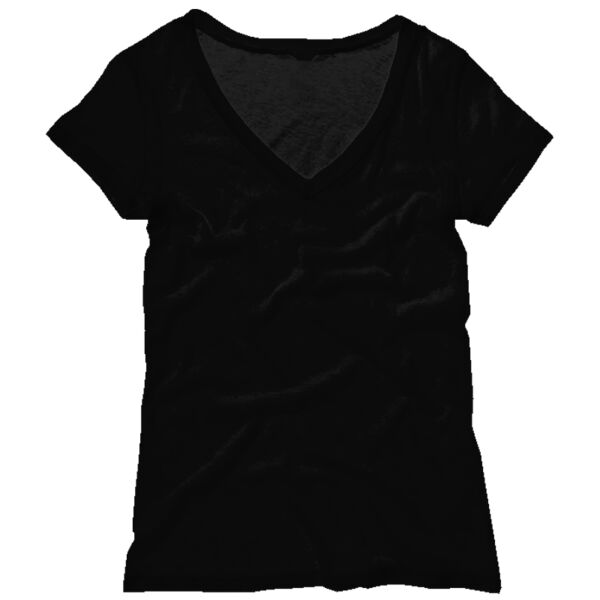 Tissue Jersey Deep V-Neck T-Shirt Vignette