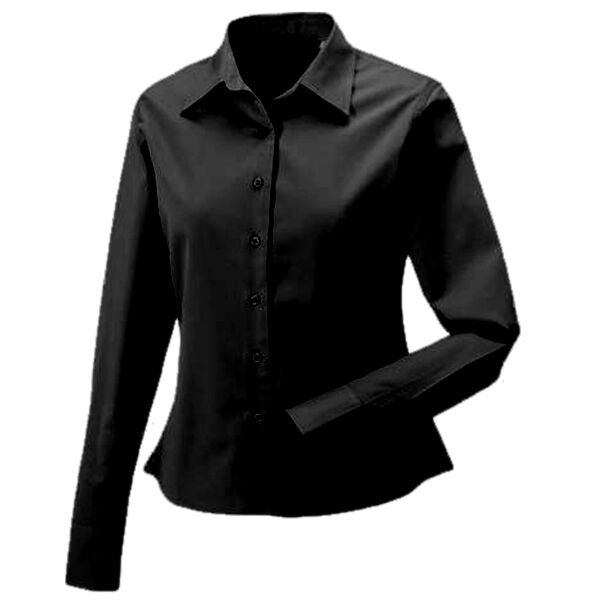 Women's long sleeve classic twill shirt Vignette