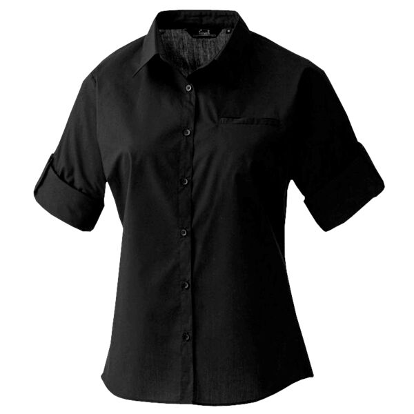 Women's “Roll Sleeve” poplin shirt Vignette