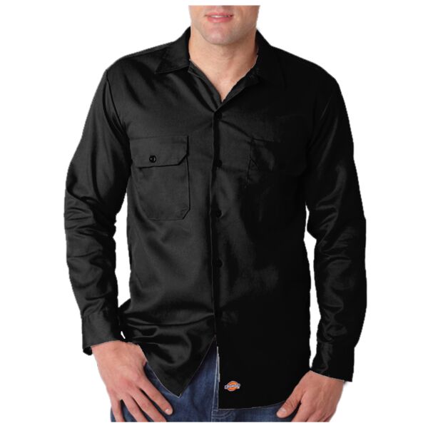 Adult Long-Sleeve Blend Work Shirt Vignette