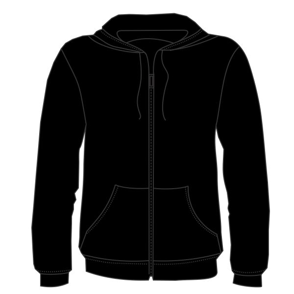 Full zip hoodie Vignette