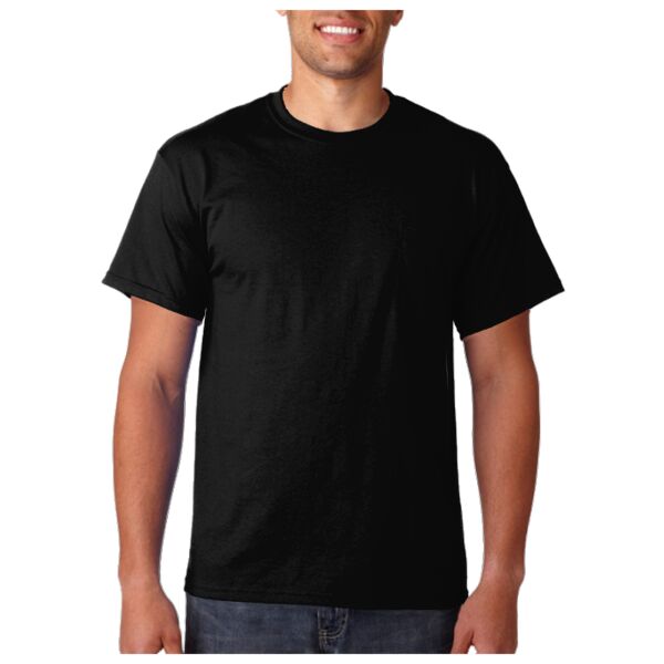 Adult Gildan 50/50 DryBlendTM T-Shirt with Pocket Vignette