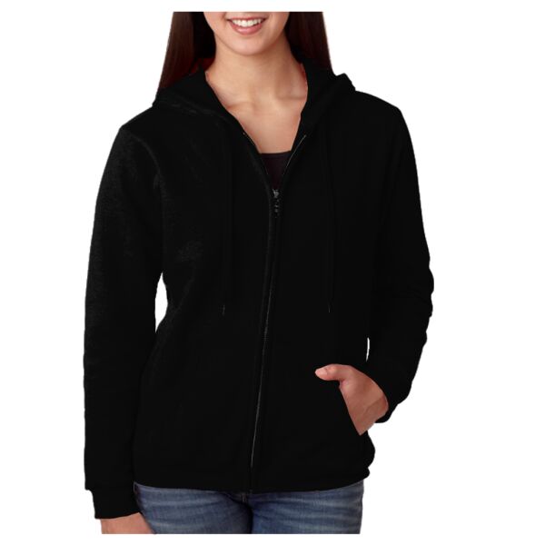 Missy Fit 50/50 Heavy BlendTM Full Zip Hooded Sweatshirt Vignette