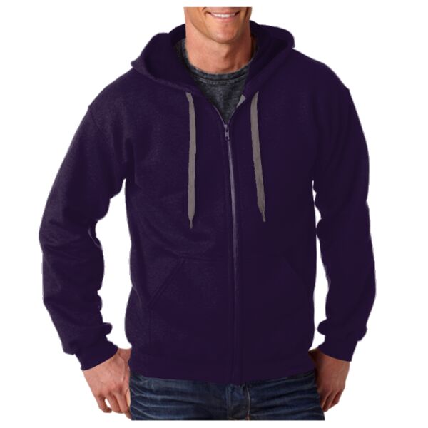 Adult 50/50 Heavy BlendTM Vintage Classic Full Zip Hooded Sweatshirt Vignette