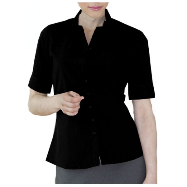 Women's Short Sleeve Poplin Shirt Vignette