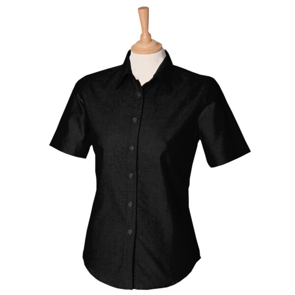 Women's Short sleeve fitted stretch shirt Vignette