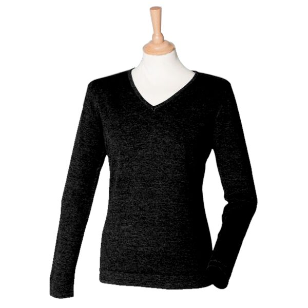 Women's 12 gauge V-Neck jumper Vignette