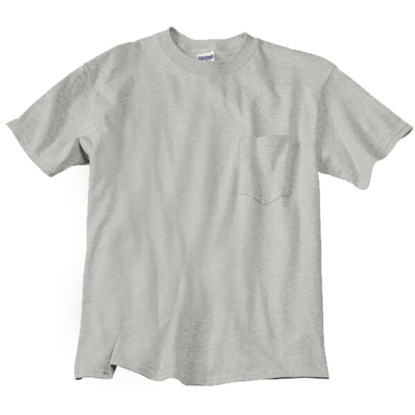 Ultra Cotton &#174; 100% Cotton T Shirt with Pocket Vignette