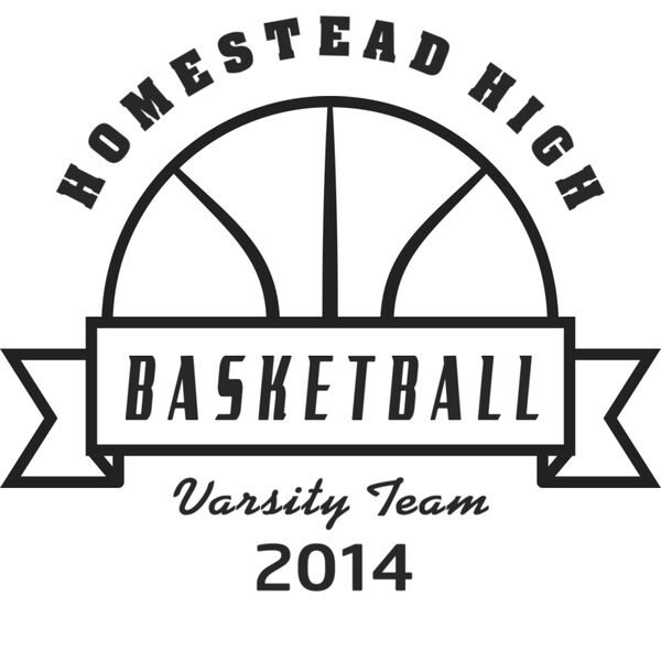 Basketball Template DNT001 BW Vignette