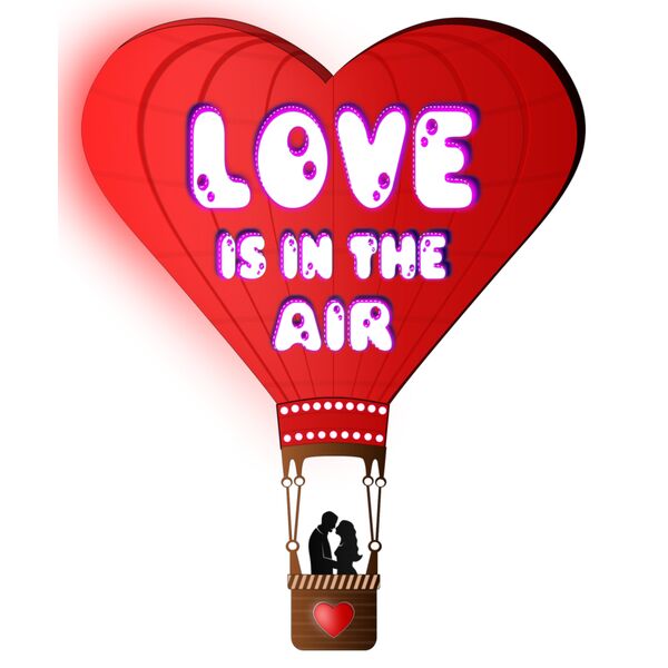 Valentines Day Love Is In The Air Vignette