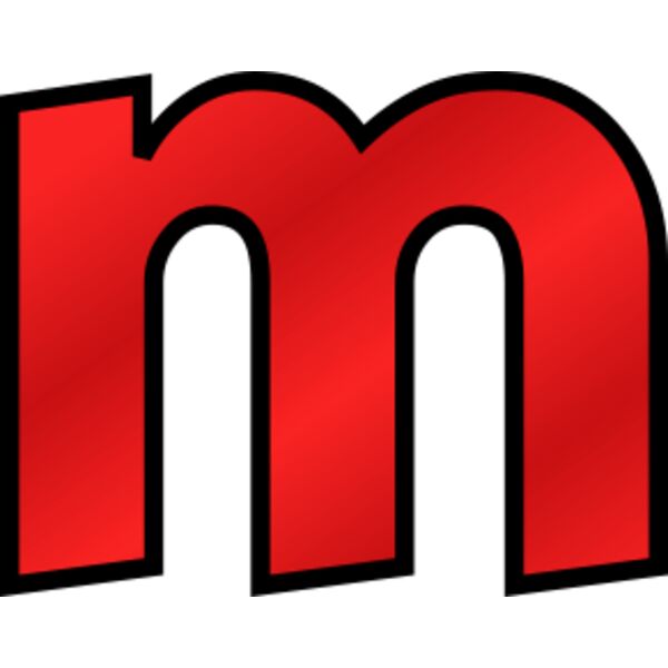 Bina Effect Letters alphabet red 57 Vignette