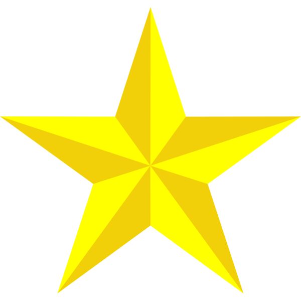 3D Spiral Star Vignette