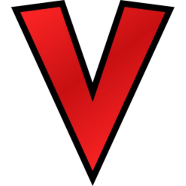 Bina Effect Letters alphabet red 65 Vignette