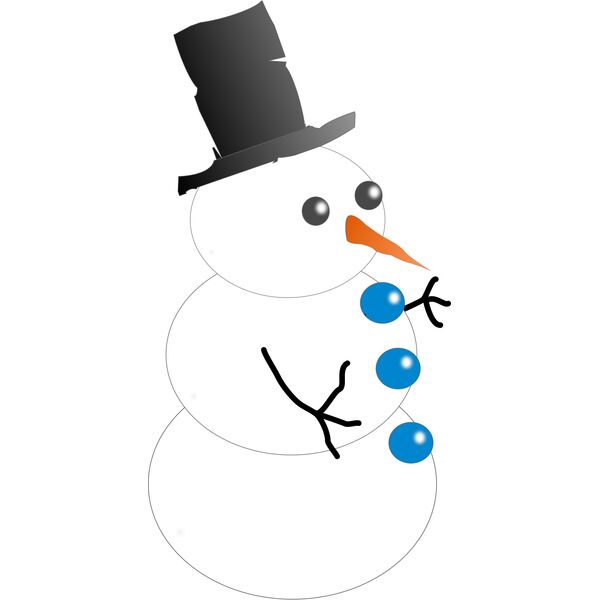 hombre de nieve Vignette