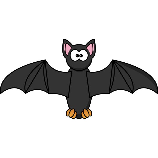 StudioFibonacci Cartoon Bat Vignette