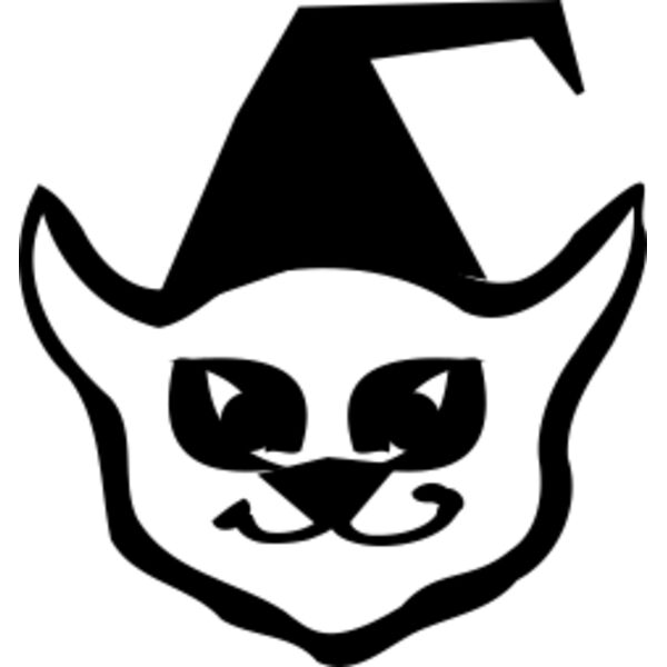 smiling cat Vignette