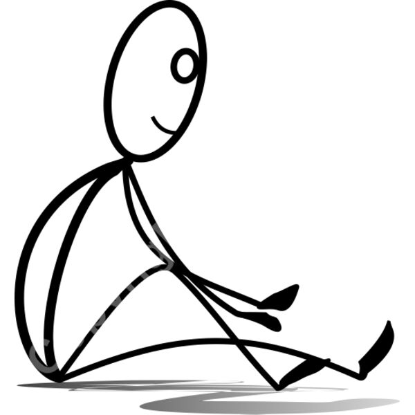 paro AL sat on the ground Vignette