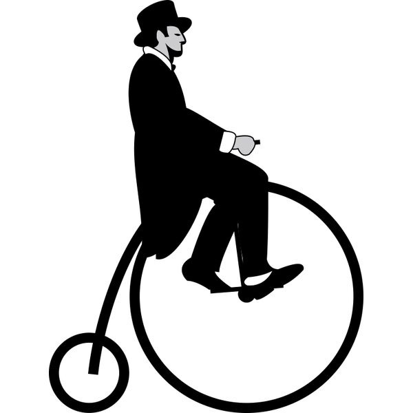 Antique Bicycle Vignette