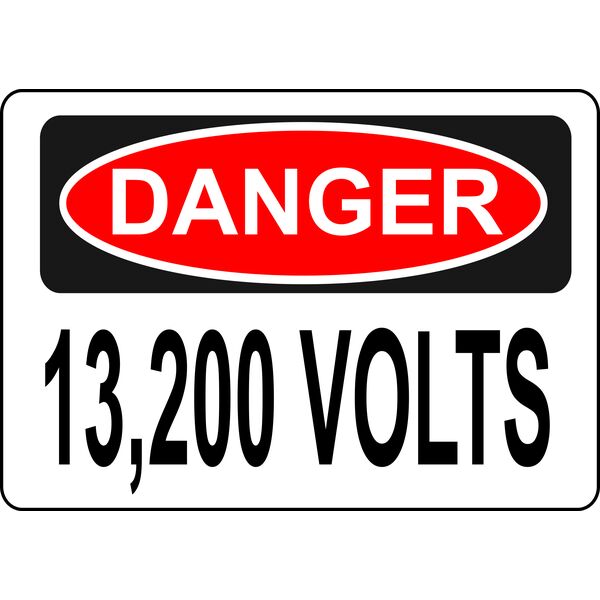 Rfc1394 Danger   13 200 Volts  Alt 1  Vignette
