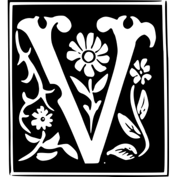 ryanlerch Decorative Letter Set 21 Vignette