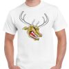 T-shirt Gildan Hammer adulte, manches courtes, 100% coton épais et doux, 203 g/m², tailles S au 5XL. Vignette