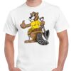 T-shirt Gildan Hammer adulte, manches courtes, 100% coton épais et doux, 203 g/m², tailles S au 5XL. Vignette