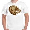T-shirt Gildan Hammer adulte, manches courtes, 100% coton épais et doux, 203 g/m², tailles S au 5XL. Vignette