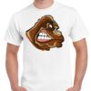 T-shirt Gildan Hammer adulte, manches courtes, 100% coton épais et doux, 203 g/m², tailles S au 5XL. Vignette