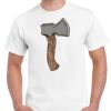 T-shirt Gildan Hammer adulte, manches courtes, 100% coton épais et doux, 203 g/m², tailles S au 5XL. Vignette