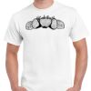 T-shirt Gildan Hammer adulte, manches courtes, 100% coton épais et doux, 203 g/m², tailles S au 5XL. Vignette