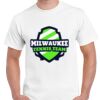 T-shirt Gildan Hammer adulte, manches courtes, 100% coton épais et doux, 203 g/m², tailles S au 5XL. Vignette