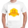 T-shirt Gildan Hammer adulte, manches courtes, 100% coton épais et doux, 203 g/m², tailles S au 5XL. Vignette