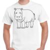 T-shirt Gildan Hammer adulte, manches courtes, 100% coton épais et doux, 203 g/m², tailles S au 5XL. Vignette