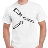 T-shirt Gildan Hammer adulte, manches courtes, 100% coton épais et doux, 203 g/m², tailles S au 5XL. Vignette