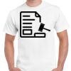 T-shirt Gildan Hammer adulte, manches courtes, 100% coton épais et doux, 203 g/m², tailles S au 5XL. Vignette