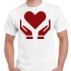 T-shirt Gildan Hammer adulte, manches courtes, 100% coton épais et doux, 203 g/m², tailles S au 5XL. Vignette