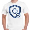 T-shirt Gildan Hammer adulte, manches courtes, 100% coton épais et doux, 203 g/m², tailles S au 5XL. Vignette